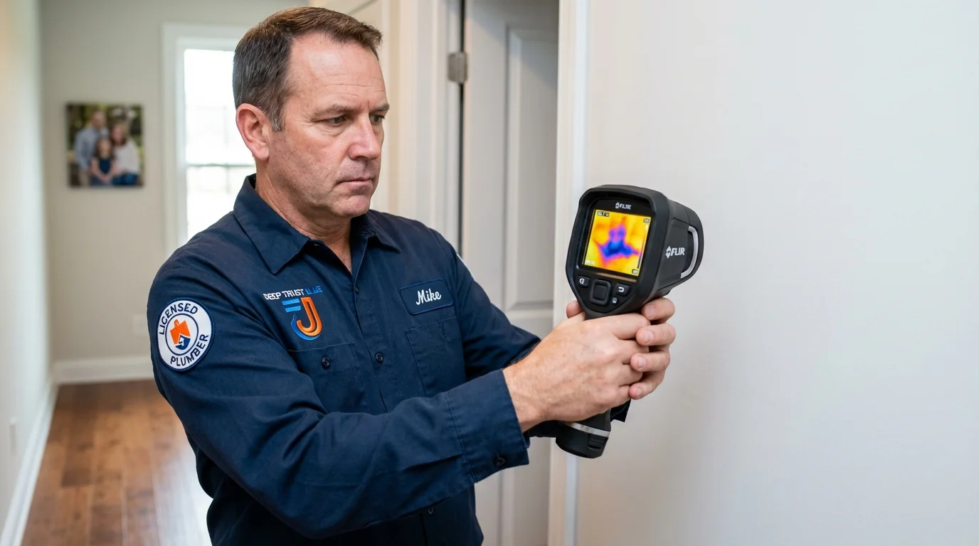 Thermal imaging leak detection by Johns Plumbing LLC in Ocoee